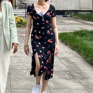 Divided by H&M floral long dress